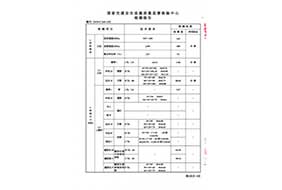 檢測報告
