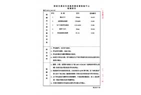 檢測報告